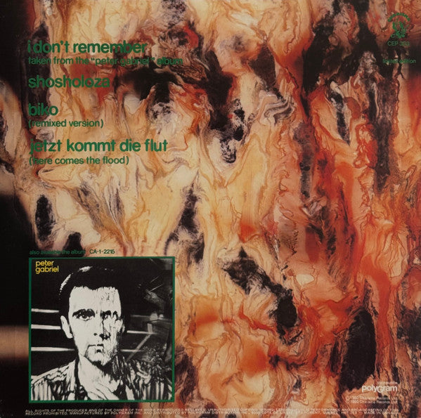 Peter Gabriel - I Don't Remember - 1980