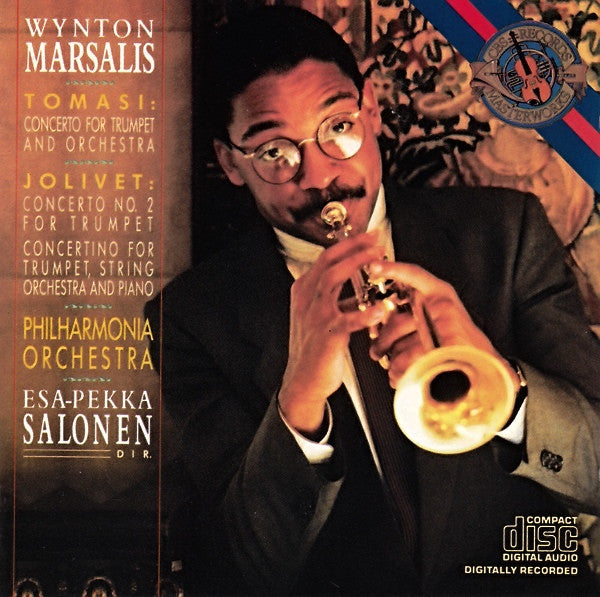 Wynton Marsalis, Henri Tomasi, André Jolivet, Philharmonia Orchestra, Esa-Pekka Salonen - Tomasi: Concerto For Trumpet And Orchestra / Jolivet: Concerto No. 2 For Trumpet - Concertino For Trumpet, String Orchestra And Piano (CD) - 1986