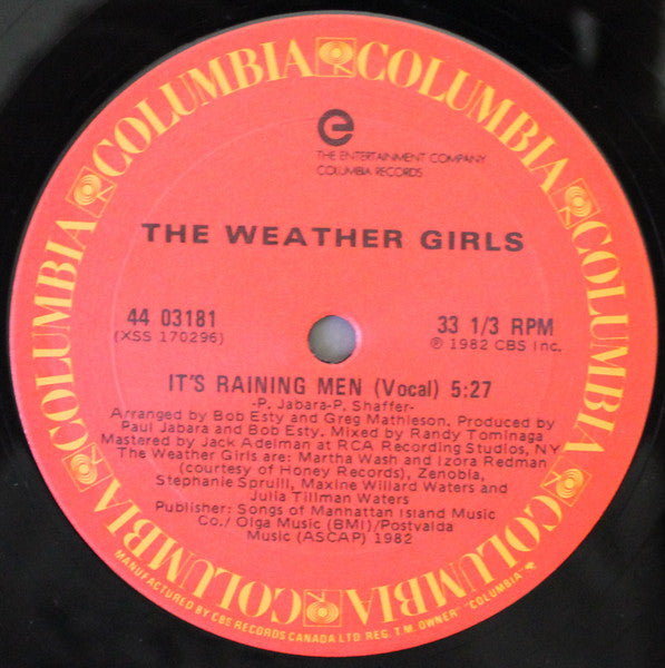 Weather Girls, The - It's Raining Men - 1982