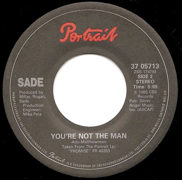 Sade - The Sweetest Taboo - 1985