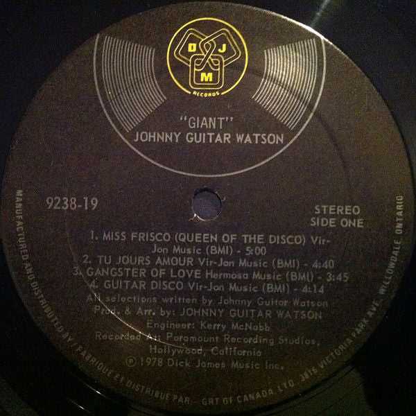 Johnny Guitar Watson - Giant - 1978