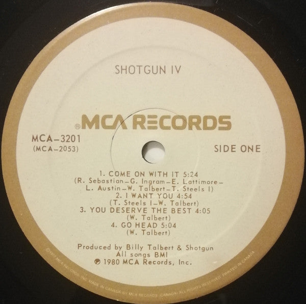 Shotgun  - Shotgun IV Vinyl Record