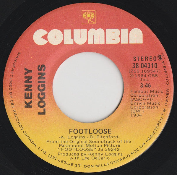 Kenny Loggins - Footloose - 1984