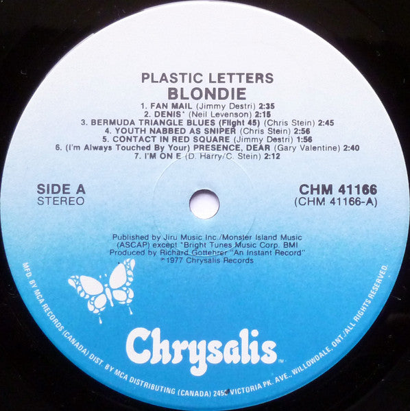 Blondie - Plastic Letters