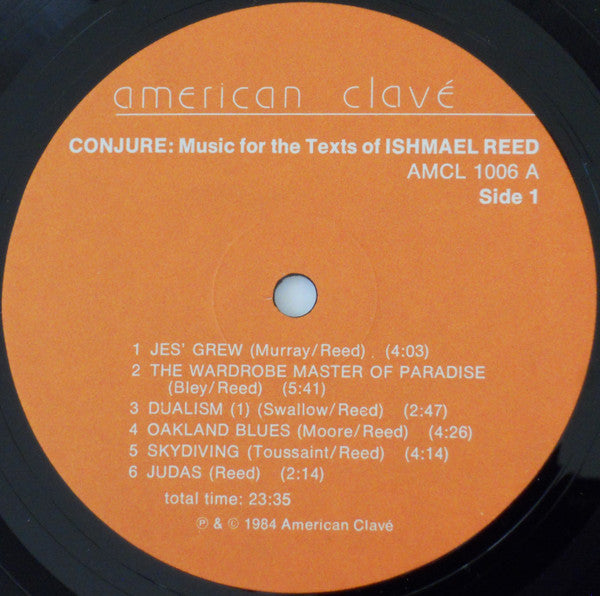 Conjure - Music For The Texts Of Ishmael Reed Vinyl Record