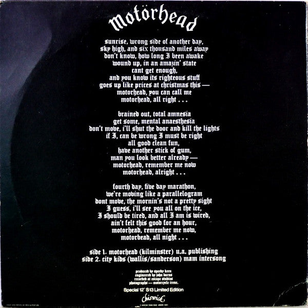 Motörhead - Motörhead - 1977