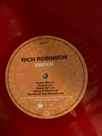 Rich Robinson - Paper