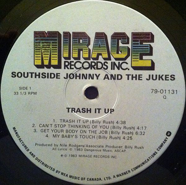 Southside Johnny & The Asbury Jukes - Trash It Up - 1983