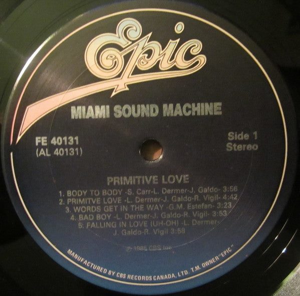 Miami Sound Machine - Primitive Love - 1985