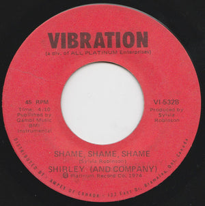 Shirley & Company - Shame, Shame, Shame