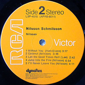 Nilsson - Nilsson Schmilsson Vinyl Record