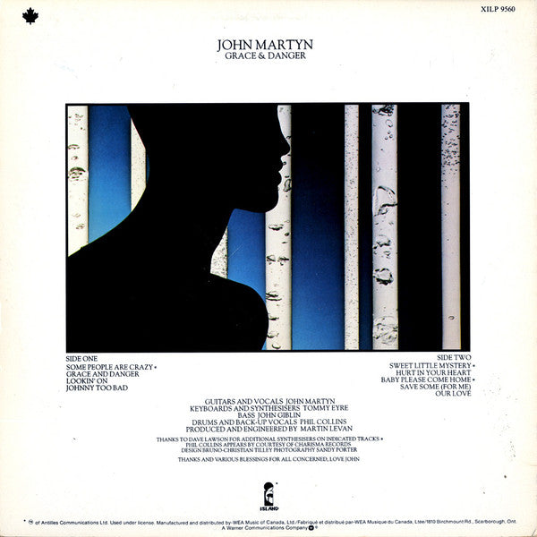 John Martyn - Grace & Danger Vinyl Record