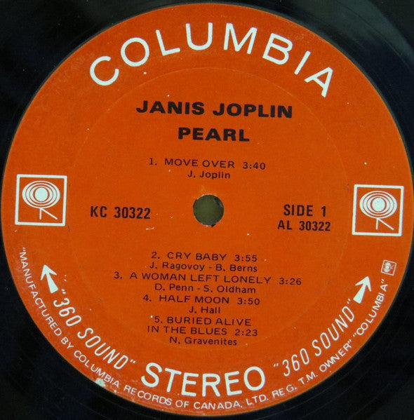 Janis Joplin - Pearl - 1971