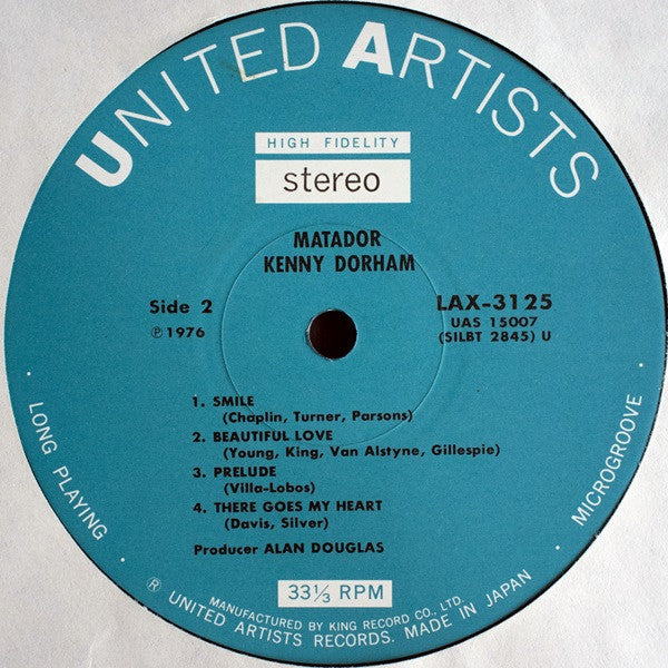Kenny Dorham - Matador = マタドール - vinyl – Press Vinyl Cafe