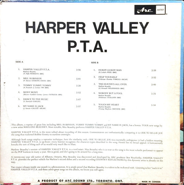 Marlene Beaudry - Harper Valley P. T. A. 