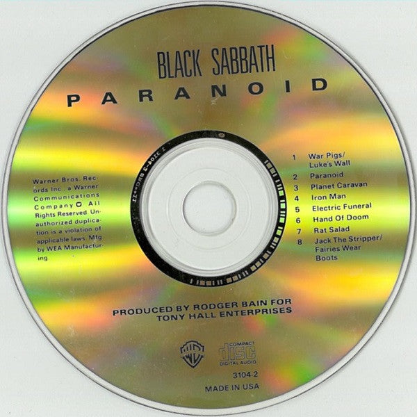 Black Sabbath - Paranoid (CD) -
