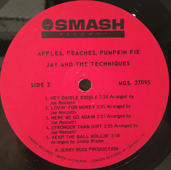 Jay & The Techniques - Apples, Peaches, Pumpkin Pie