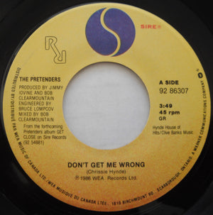 The Pretenders - Don't Get Me Wrong
