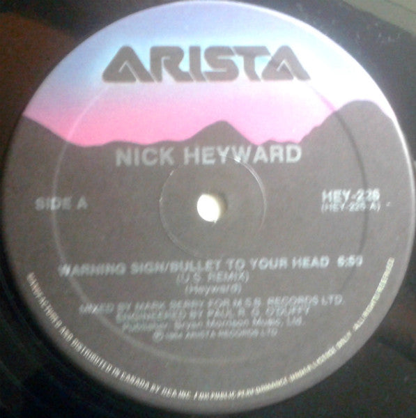 Nick Heyward - Warning Sign - Bullet To Your Head (U.S. Remix) - 1984