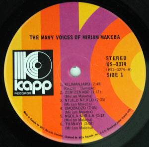 Miriam Makeba - The Many Voices Of Miriam Makeba