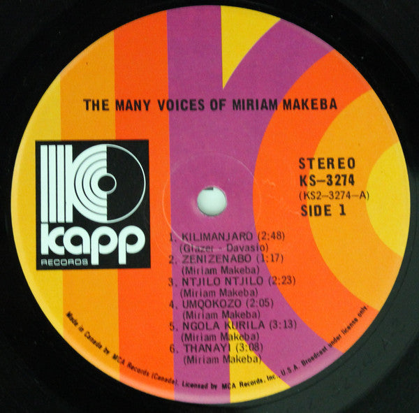 Miriam Makeba - The Many Voices Of Miriam Makeba