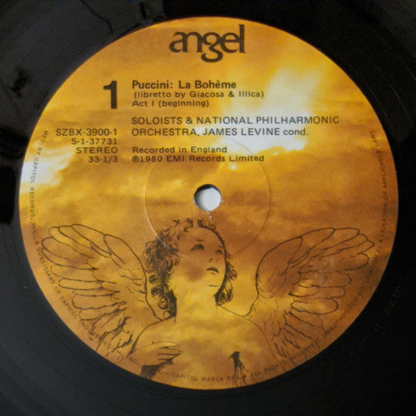 Giacomo Puccini - Renata Scotto, Alfredo Kraus, Sherrill Milnes, Carol Neblett, Matteo Manuguerra, Paul Plishka, Renato Capecchi, Italo Tajo, Ambrosian Opera Chorus, The, National Philharmonic Orchestra, James Levine - La Bohème - 1980