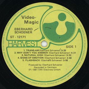 Eberhard Schoener - Video-Magic - 1981