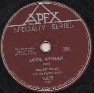 Buddy Knox With Rhythm Orchids, The - Hula Love / Devil Woman - 1957