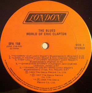 Various - The Blues World Of Eric Clapton - 1975