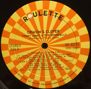Tommy James & The Shondells - Crimson & Clover - 1969