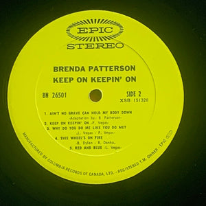 Brenda Patterson - Keep On Keepin' On