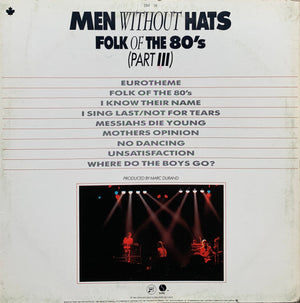 Men Without Hats - Folk Of The 80's (Part III) Vinyl Record