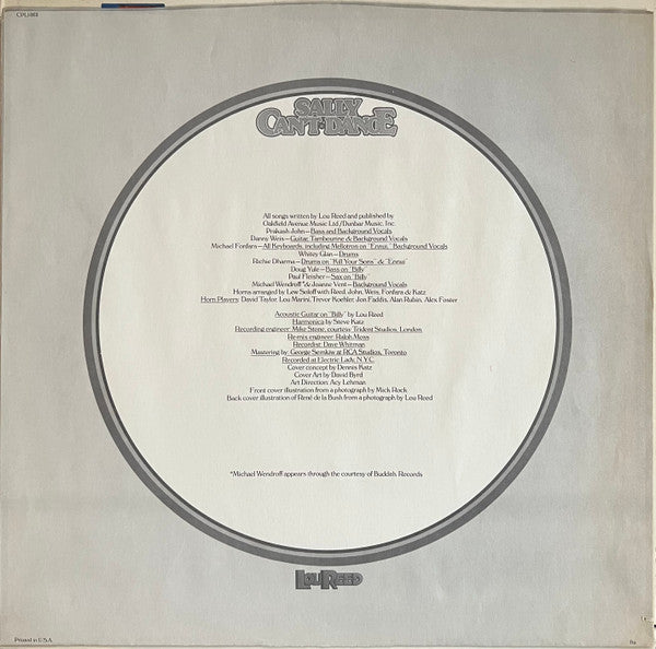 Lou Reed - Sally Can't Dance - 1974