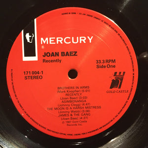 Joan Baez - Recently Vinyl Record