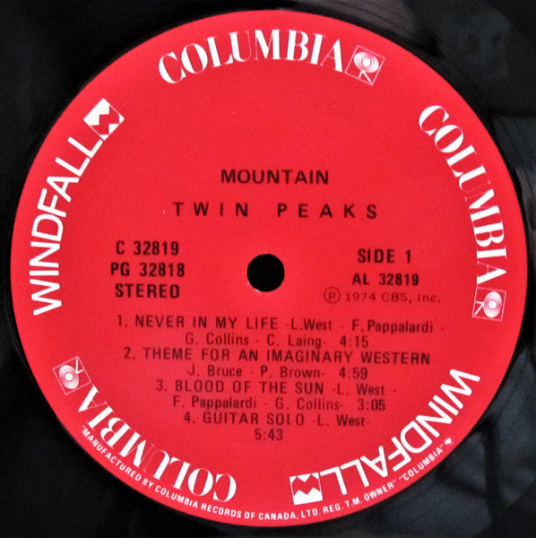 Mountain - Twin Peaks - 1974