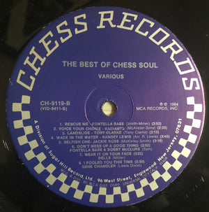 Various - The Best Of Chess Checker Cadet - Soul