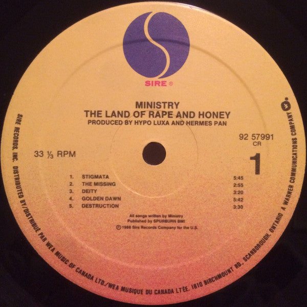 Ministry - The Land Of Rape And Honey