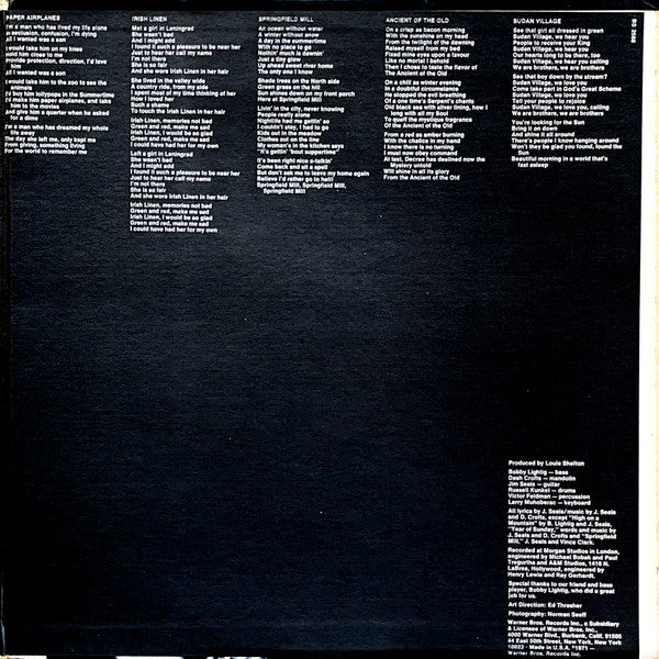Seals & Crofts - Year Of Sunday - 1971