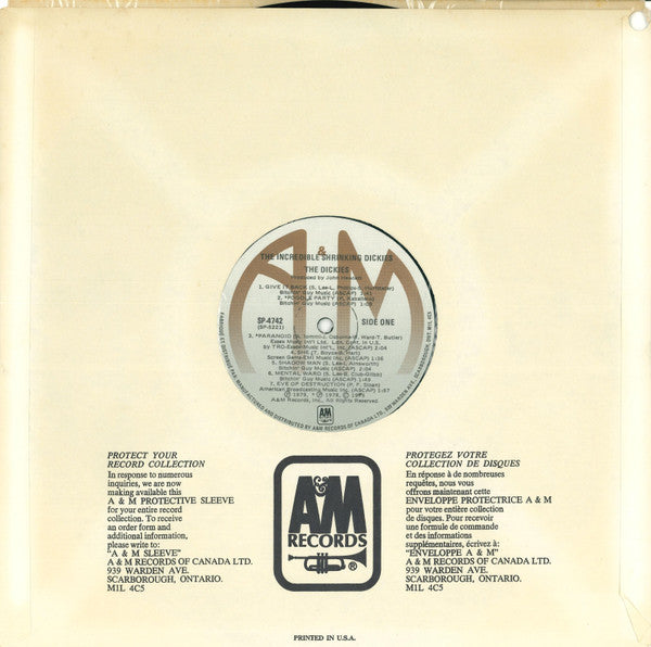Dickies, The - The Incredible Shrinking Dickies - 1979