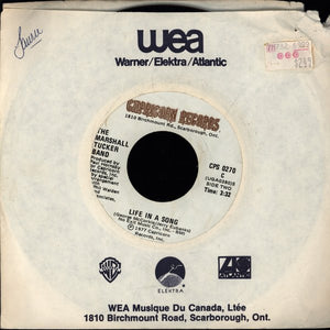 Marshall Tucker Band, The - Heard It In A Love Song / Life In A Song - 1977