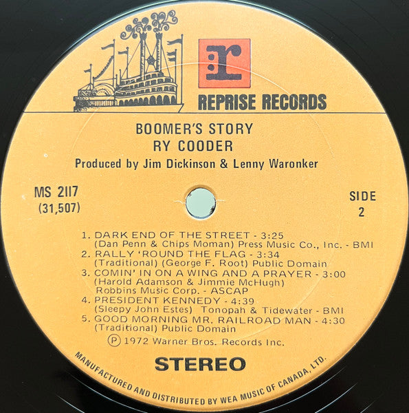 Ry Cooder - Boomer's Story Vinyl Record