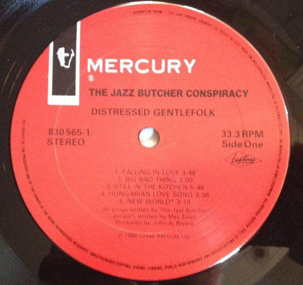 Jazz Butcher, The - Distressed Gentlefolk / The Conspiracy L.P. - 1986