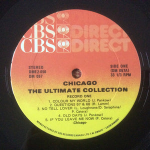 Chicago  - The Ultimate Collection Vinyl Record