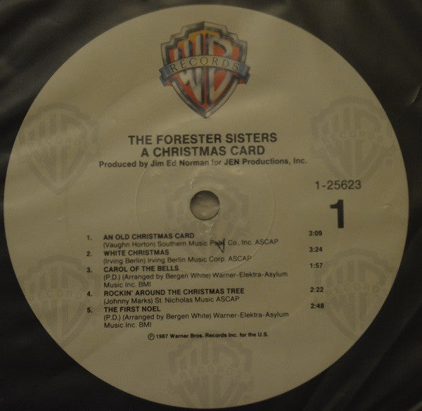 Forester Sisters, The - A Christmas Card - 1987