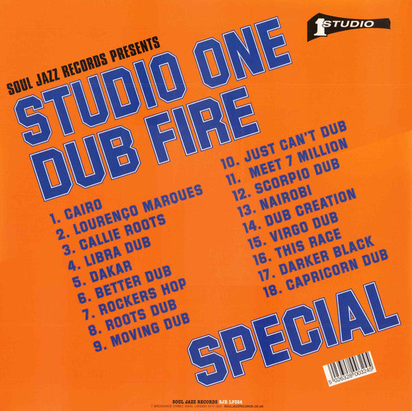 Dub Specialist - Studio One Dub Fire Special (Chapter Three: 18 Heavyweight Dub Cuts From Brentford Road) - 2016