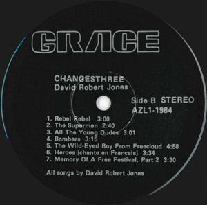 David Robert Jones - ChangesThree - 1983