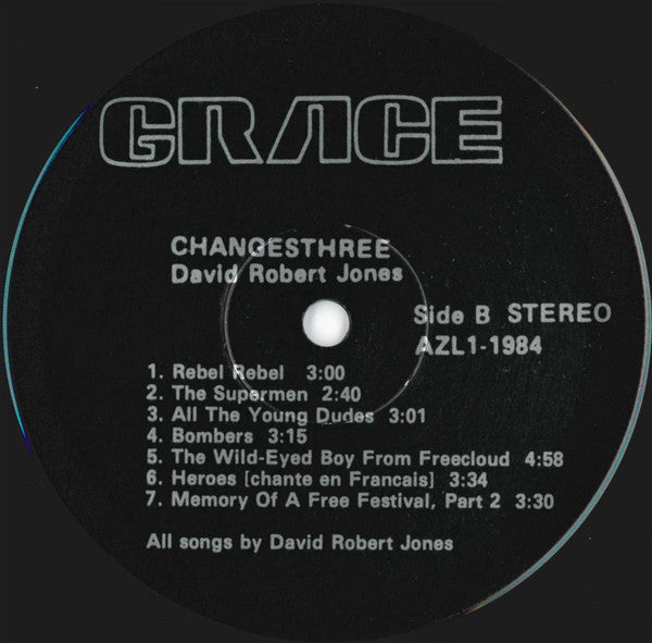 David Robert Jones - ChangesThree - 1983