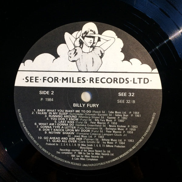 Billy Fury - Billy Fury - 1984