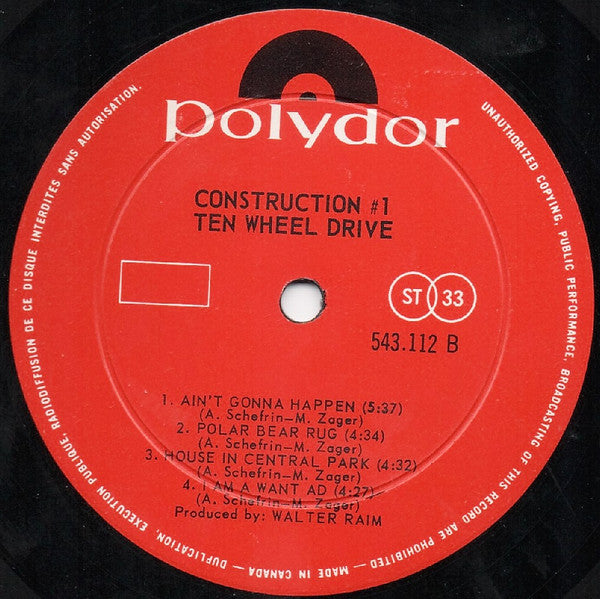 Ten Wheel Drive - Construction #1