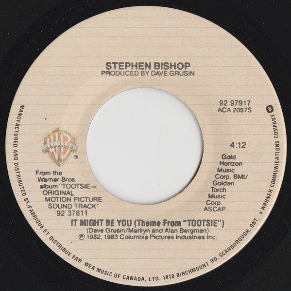 Stephen Bishop - It Might Be You (Theme From "Tootsie")